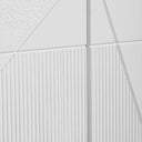 Tightrope - 4 Door Modern Sideboard Cabinet - White & Light Brown