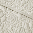 Quebec - Oversized Quilted Throw - Ivory - Madison Park - Throws - Elite Enclave Home
