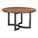 Bent - Round Dining Table - Natural Stain - Moe's Home Collection - Dining Tables - Elite Enclave Home
