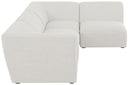 Miramar - 4 Piece Modular Sectional - Meridian Furniture - Stationary Sectionals - Elite Enclave Home