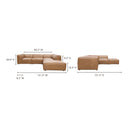 Form - Dream Modular Sectional - Sonoran Tan - Moe's Home Collection - Stationary Sectionals - Elite Enclave Home