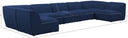 Miramar - 7 Piece Modular Sectional - Meridian Furniture - Stationary Sectionals - Elite Enclave Home