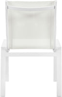 Nizuc - Outdoor Patio Dining Chair With White Frame (Set of 2)