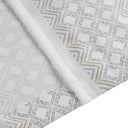 Ebby - 50x95" Poly Printed Curtain Panel With Tufted Stripe (Set of 2) - White / Taupe - INK+IVY - Curtain Sets - Elite Enclave Home
