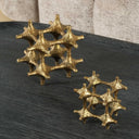 Gilded - Connection Modern Sculptures (Set of 2) - Brass / Gold - Uttermost - Sculptures & Figurines - Elite Enclave Home