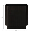 Povera - Nightstand - Black - Moe's Home Collection - Accent Nightstands - Elite Enclave Home