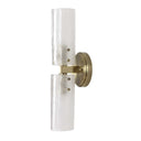 Mistie - 2 Light Glass Sconce - Bronze