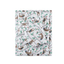 Cozy Flannel - Queen Printed Sheet Set - Multi Sloth