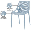 Mykonos - Outdoor Patio Dining Chair (Set of 2) - Meridian Furniture - Chair Sets- Elite Enclave Home