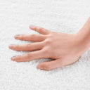 Splendor - 20" x 30" Tufted Reversible Bath Rug - White - Madison Park Signature - Bath Rugs & Mats - Elite Enclave Home