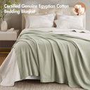 Egyptian Cotton - King Blanket - Sage Green - Madison Park - Blankets - Elite Enclave Home