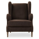 Serpentine - Brown Fabric Accent Chair