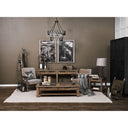Lamp Base LED With Beige Shade - Bronze