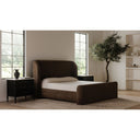 Sophia - King Bed - Brown - Moe's Home Collection - Platform Beds - Elite Enclave Home