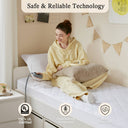 Heated Microfiber - Heated Mattress Pad With 3M Scotchgard - White