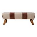 Pommel - Bench - Brown - Moe's Home Collection - Upholstered Benches - Elite Enclave Home