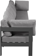 Nizuc - Outdoor Patio 6 Seat Modular Sofa With Gray Frame - Meridian Furniture - Stationary Sectionals- Elite Enclave Home