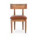 Alvaro - Leather Dining Chair (Set of 2) - Golden Wheat
