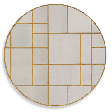 Geometric - Round Mirror