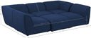 Miramar - 6 Piece Modular Sectional - Meridian Furniture - Stationary Sectionals - Elite Enclave Home