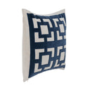 Novel Estate - 22" x 22" NV Corbin Pillow - Navy Blue - Classic Home - Accent Pillows - Elite Enclave Home
