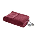 Heated Plush - King Blanket - Red