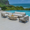 Quarried Stone - Indoor-Outdoor Bowl - Brown