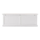 Solid Wood Chest - White