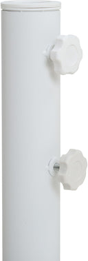 Fiji - Aluminum Patio Umbrella With Round White Base