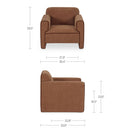 Leo - Chair - Light Brown - Moe's Home Collection - Arm Chairs - Elite Enclave Home