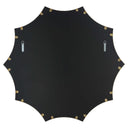 Flare - Brushed Brass Round Mirror