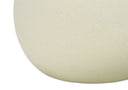 18" Ceramic Round Table Lamp With Drum Shade - Cream - HomeRoots - Table Lamps - Elite Enclave Home