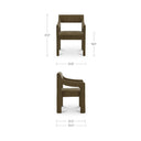 Elise - Dining Chair - Cedar Green - Moe's Home Collection - Arm Chairs - Elite Enclave Home