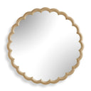 Cerrito - Round Mirror - Burnished Ivory