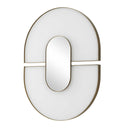 Encase - Modern Oval Mirror - White - Uttermost - Accent Mirrors - Elite Enclave Home