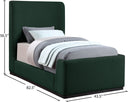 Oliver - Bed - Meridian Furniture - Upholstered Beds - Elite Enclave Home