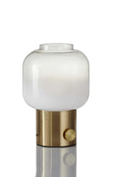 Mod Pod Glass Table Lamp - Brass