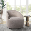 Bonn - Upholstered 360 Degree Swivel Chair - Beige - INK+IVY - Swivel Chairs - Elite Enclave Home