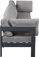 Nizuc - Outdoor Patio 5 Seat Modular Sofa With Gray Frame - Meridian Furniture - Stationary Sectionals- Elite Enclave Home
