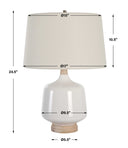 Opal - Table Lamp - Gloss White