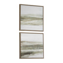All Of A Sudden - Framed Canvases (Set of 2) - Black / Brown / Gray / Green - Uttermost - Canvas Art Sets - Elite Enclave Home