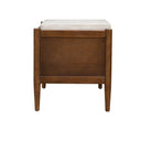 Arcadia - Accent Bench With Storage And Upholstered Cushion - Walnut Brown - INK+IVY - Storage Benches - Elite Enclave Home