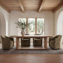 Blake - Dining Table - Rustic / Oak / Natural - Moe's Home Collection - Dining Tables - Elite Enclave Home