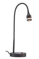 Metal LED Adjustable Desk Lamp - Matte Black