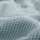Bree Knit - Blanket - Light Blue