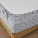 Cotton 144TC - Queen Printed Sheets - Diamond Gray - 510 Design - Bedding Sets - Elite Enclave Home