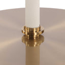 Cyprus - Accent Table - Brass / White - Uttermost - Accent Tables- Elite Enclave Home