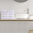 Premium 500GSM Turkish Cotton Plush Towel Set - White - Super Listing - Towel Sets - Elite Enclave Home