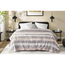 Zuri - 66" x 90" Blanket - Blush / Gray