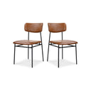 Sailor - Dining Chair (Set of 2) - Brown - Moe's Home Collection - Chair Sets - Elite Enclave Home